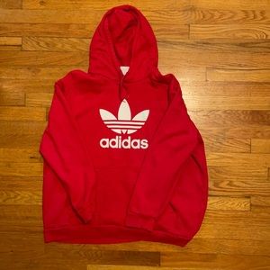 Red Adidas Hoodie